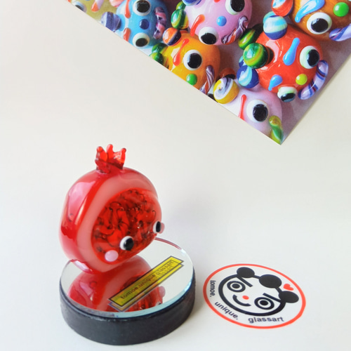 【値下げ！】ノグチミエコ ガラスのオブジェ【錬金術師の塊】刻印入り 値下げ！】ノグチミエコ ガラスのオブジェ【錬金術師の塊】刻印