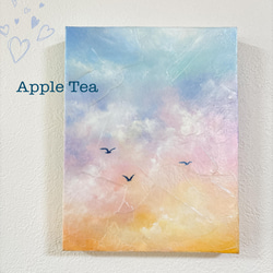 光の中で　ハンドメイドパステル画　絵画アート原画 蛍の棲む森 ハンドメイドパステル画 絵画アート原画 - メルカリ
