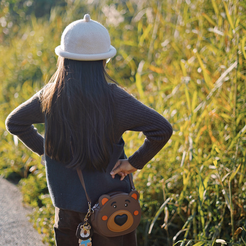 2個限りキャンペーン中！親子で楽しめる！かわいい立体クマさんバッグ