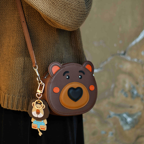 2個限りキャンペーン中！親子で楽しめる！かわいい立体クマさんバッグ