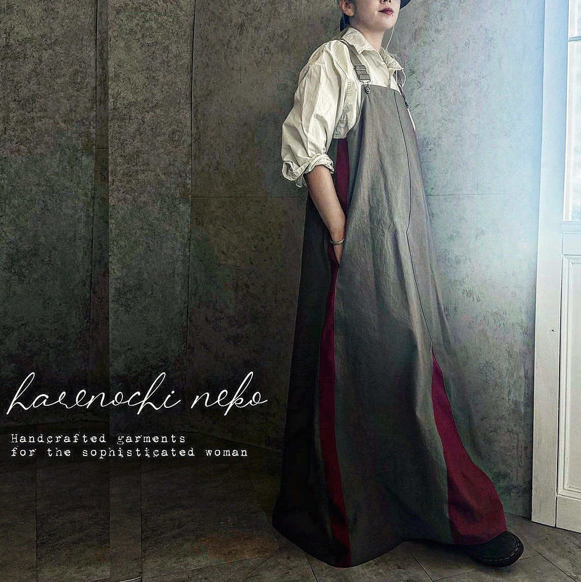 送無■特別価格■【2/18再販】【大人の為の。トラッドなオーバーオールスカート】バックル調整可能 ワンピース