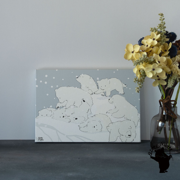 ファブリックパネル 北欧 インテリア アートパネル イラスト パネル