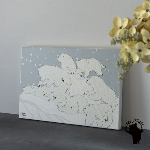 ファブリックパネル 北欧 インテリア アートパネル イラスト パネル