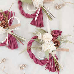 ケビンママ様専用 ＊お花部分は取り外してスワッグに＊～お正月飾り2025～swag～ 2枚目の画像