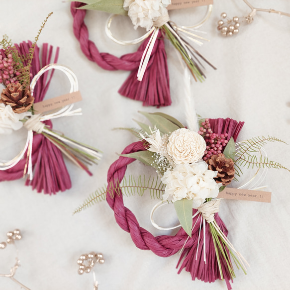 ケビンママ様専用 ＊お花部分は取り外してスワッグに＊～お正月飾り2025～swag～ 2枚目の画像