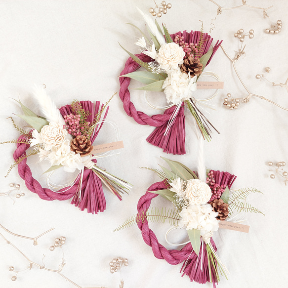 ケビンママ様専用 ＊お花部分は取り外してスワッグに＊～お正月飾り2025～swag～ 1枚目の画像