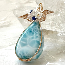 アンティーク　ペンダント　イギリス　アクアマリン　パール エドワーディアン アクアマリン ペンダント| アンティーク