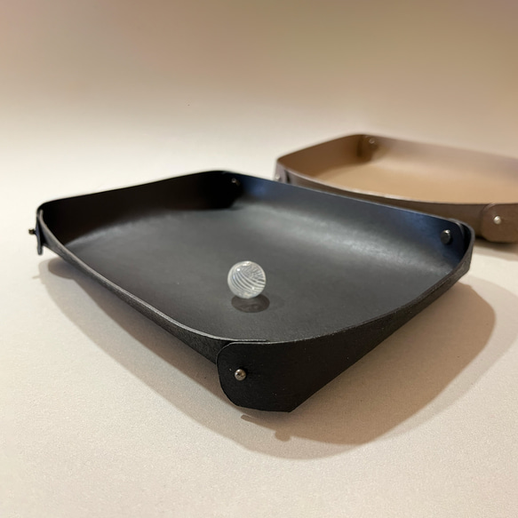 Leather Tray 皮革收納盤 - L 長方型 第1張的照片