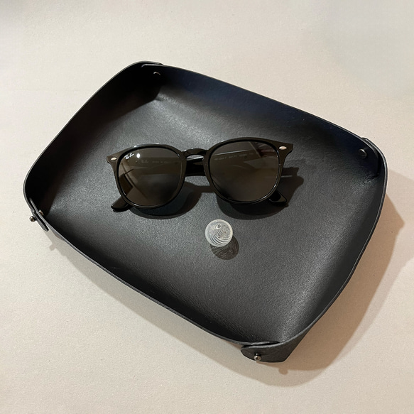 Leather Tray 皮革收納盤 - L 長方型 第6張的照片