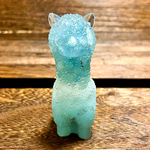 アルパカ オルゴナイト アクアマリン その他置物 毘殊 天然石雑貨屋