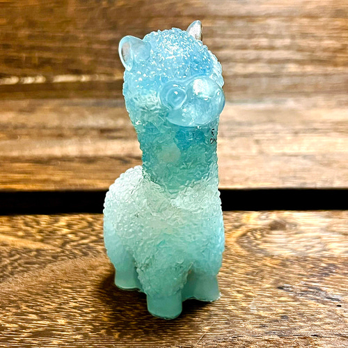 アルパカ オルゴナイト アクアマリン その他置物 毘殊 天然石雑貨屋