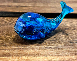 碧のクジラ オルゴナイト ラピスラズリ＆エメラルド [105]