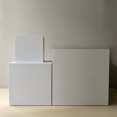 即納可】WD200×H200mm ホワイト ディスプレイボックス/展示什器/撮影台