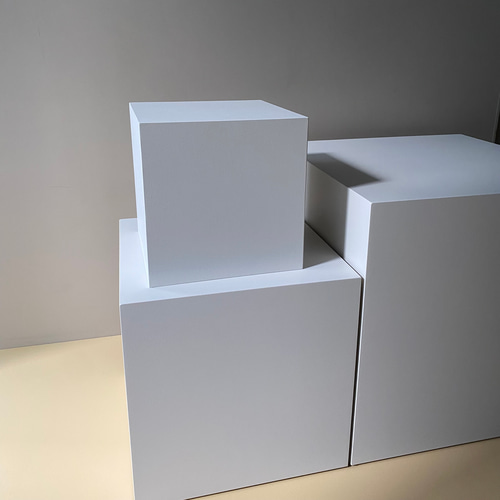 即納可】WD200×H200mm ホワイト ディスプレイボックス/展示什器/撮影台