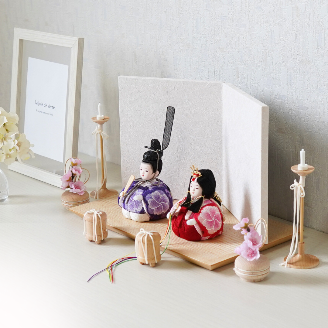 木目込み人形 雛人形 コンパクト -玖蘭 kuran-