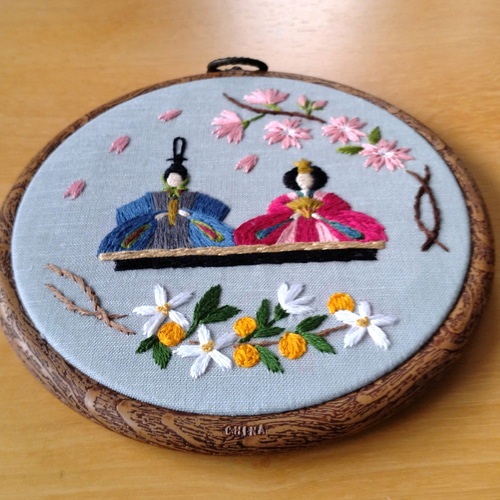 ひな祭り刺繡フレーム 桃の節句 その他インテリア雑貨 ショップ
