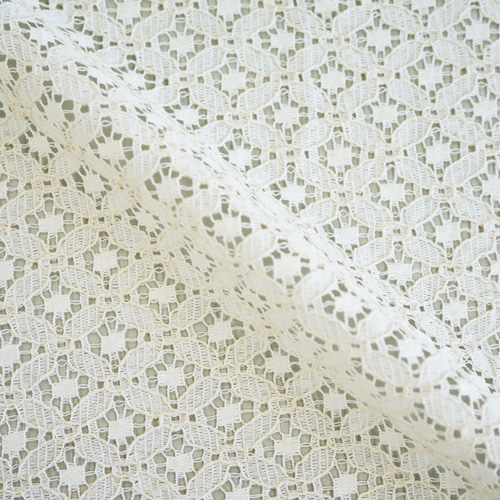 レース生地】 インド綿 22E-CC-008-NAT 100cm巾×50cm 希望m数対応