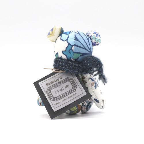 03 テディベア LIBERTY 【リバティコレクション】 ぬいぐるみ borsaio