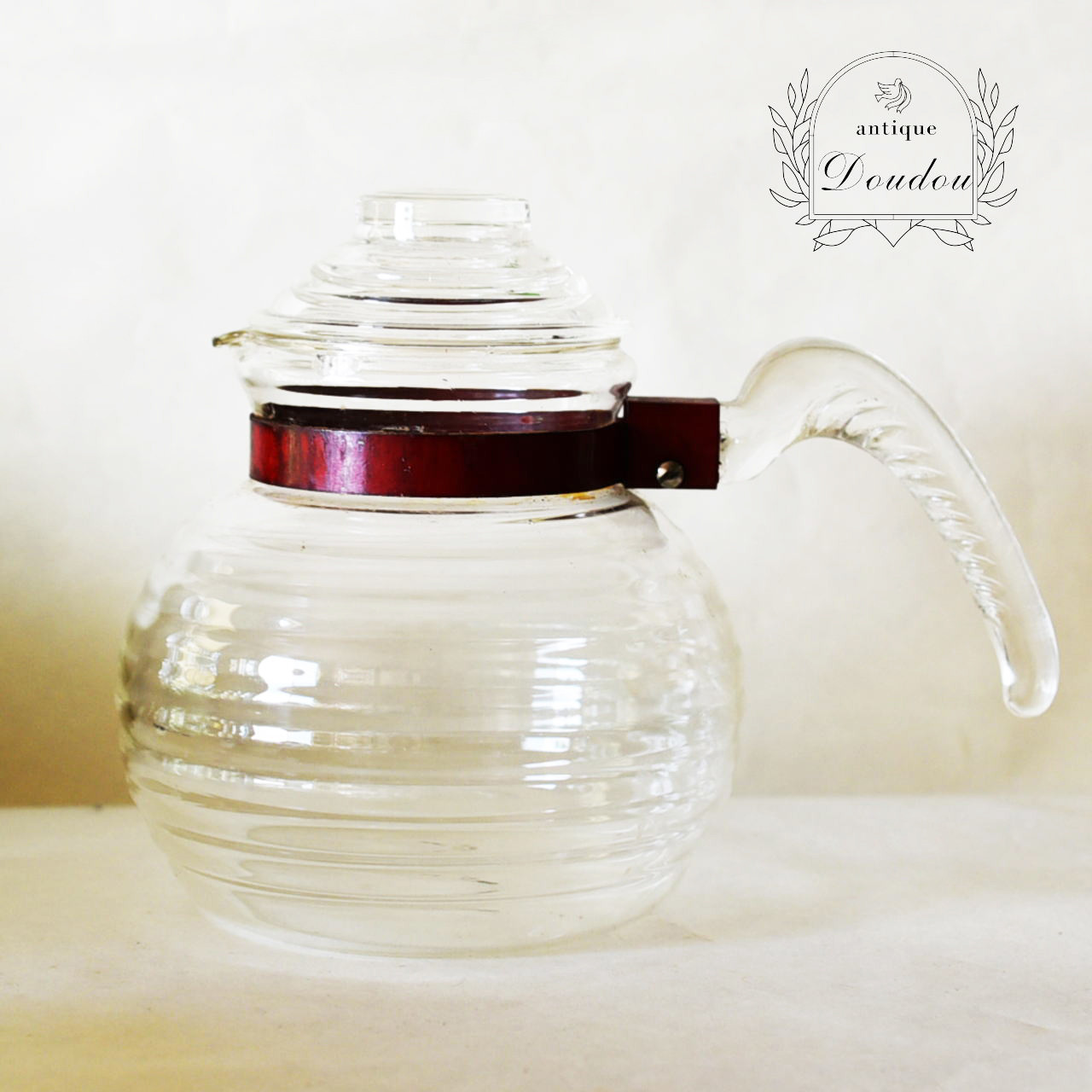 マッキー　グラスベイク　コーヒーポット【s0324】