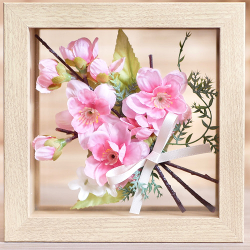 桃のミニブーケ アートフラワー nozomi 通販 18695650｜Creema