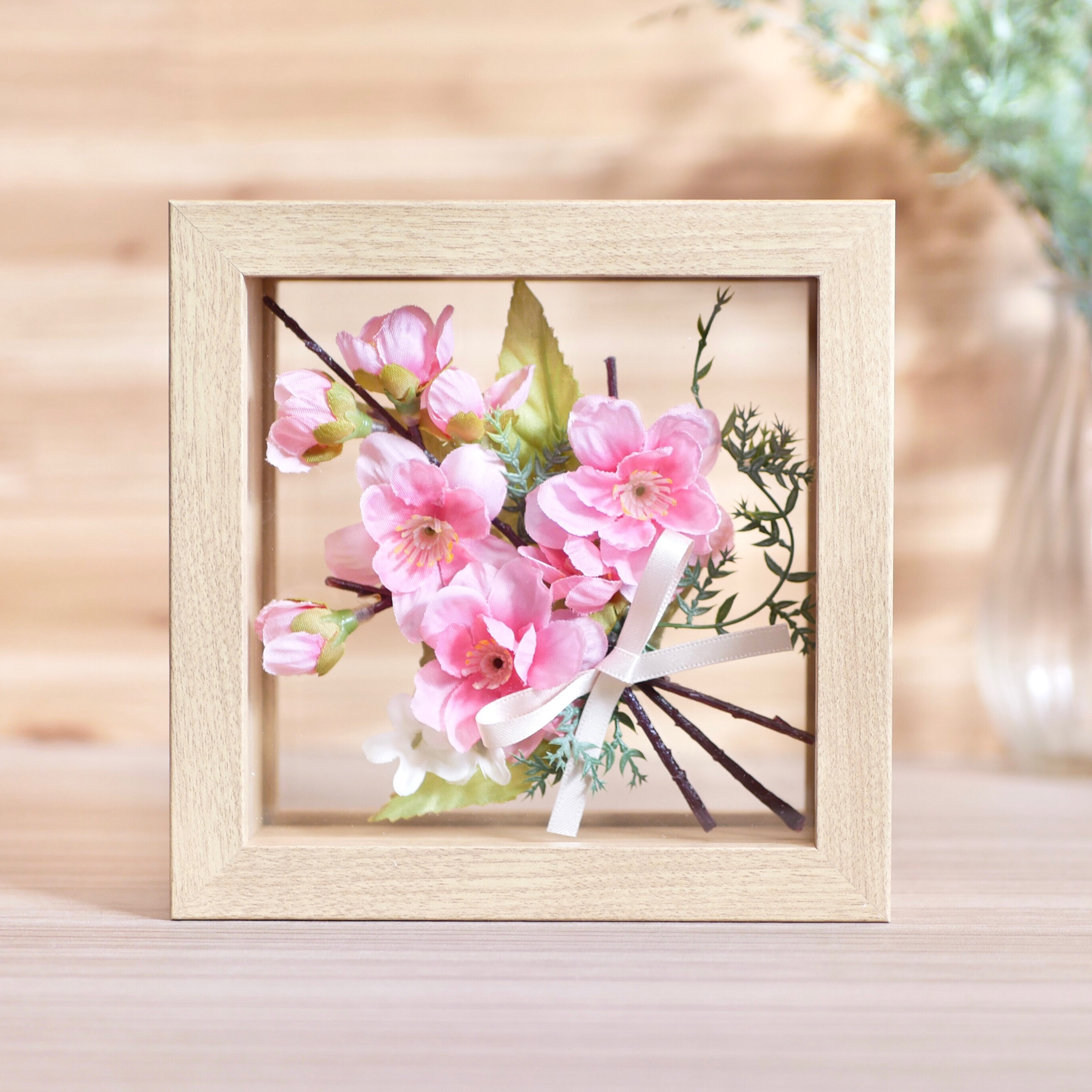 桃のミニブーケ