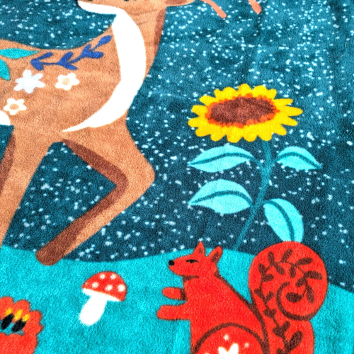 クリスマスカラーパッチワーク、ブランケット、ひざ掛け その他