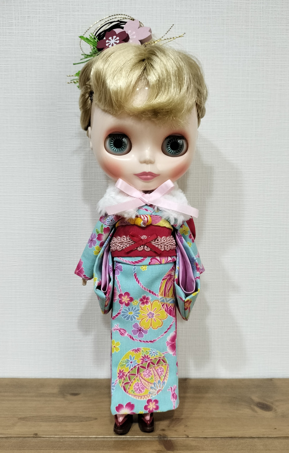 ドール着物 1/6サイズドール：着物5点セット その他人形 ✳yucca219✴ 通販
