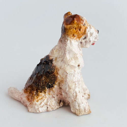 ワイヤーフォックステリア（wire fox terrier） その他置物 かり