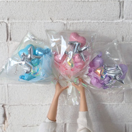 話題のJKバルーンブーケ/入学 卒業 パステルカラー 花束 色違い 映え