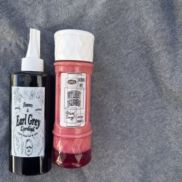 サラダをもっとおいしく楽しく！選べるSupplimentdressing1種とアールグレイコーディアル(無化調) 1枚目の画像