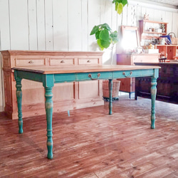 140×45×70 カウンターテーブル・ウッドレッグ《ナチュラル