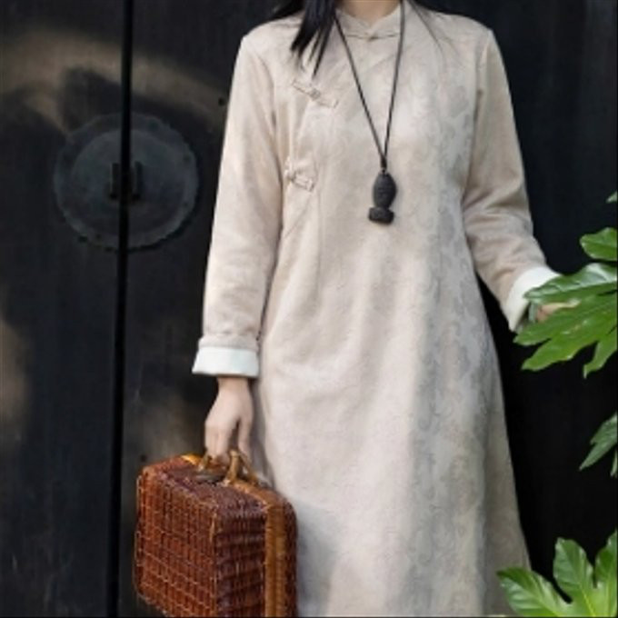 リネン ファッション ワンピース