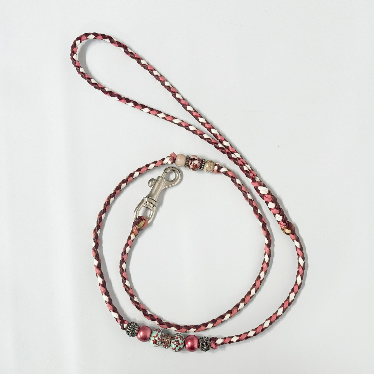 カンガルー革　おしゃれリード　J