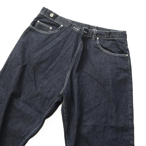 10ozデニム タックワイドパンツ vent blanc VBP251310 ⭐20％OFF⭐10ozデニム タックワイドパンツ vent blanc