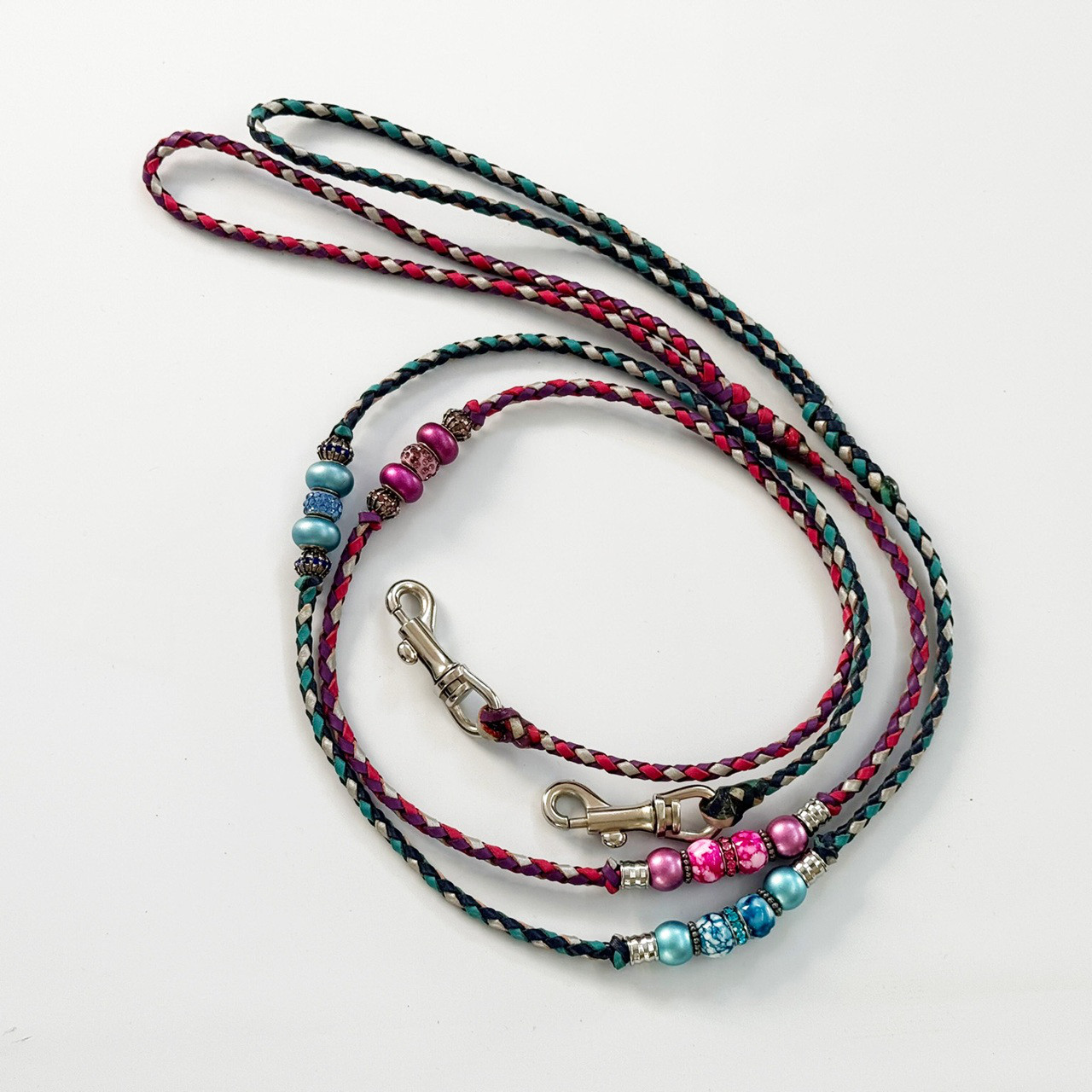 カンガルー革　おしゃれリード　L