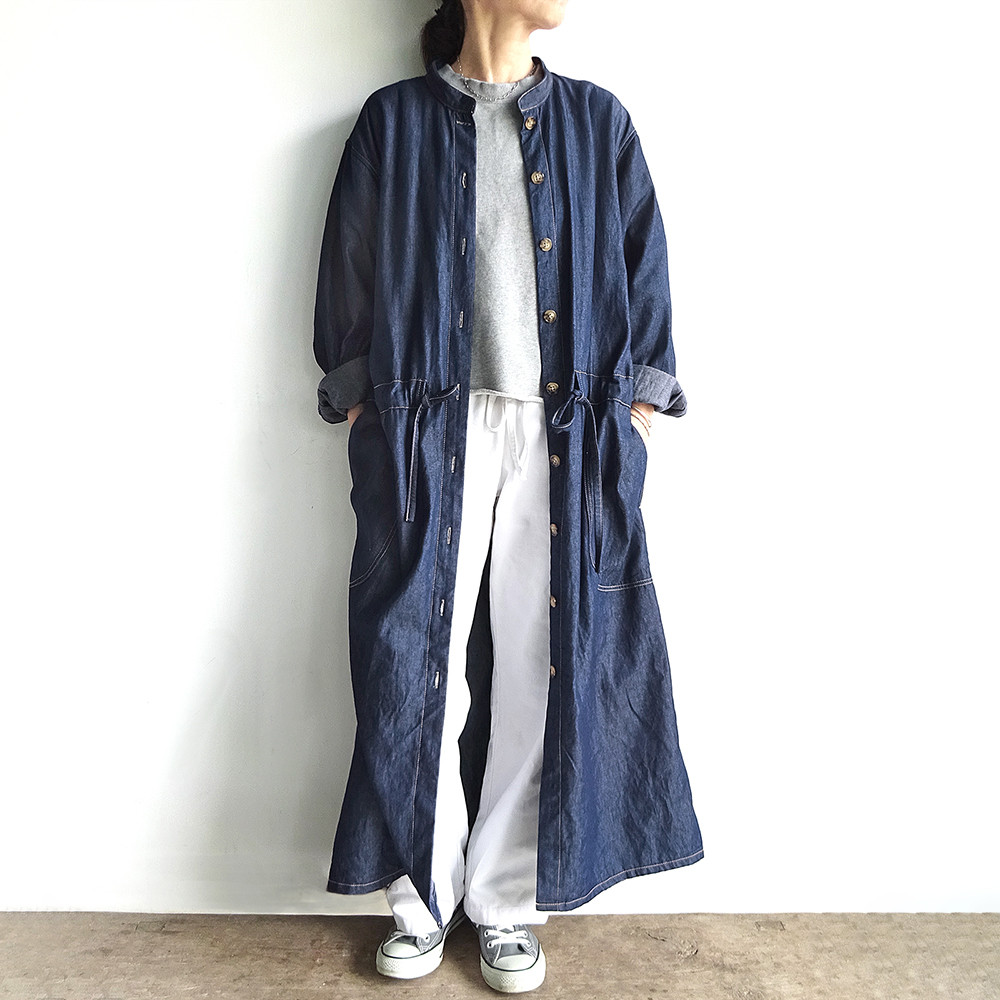 2way コートワンピース　（デニム）