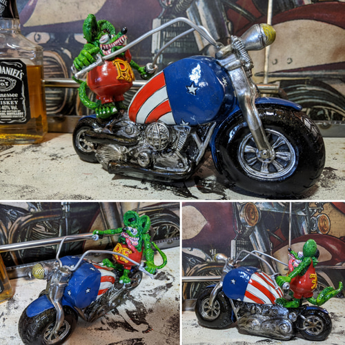 お宝放出…アメ雑 アメリカンバイク&ラットフィンク① ガレージ雑貨