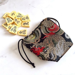 将棋会館プロジェクト返礼品　銀将　PVCミニバッグ 将棋会館プロジェクト返礼品 銀将 PVCミニバッグ