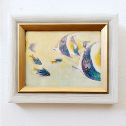 魚の水彩画額縁付き 2385742681effc853e9378659b4cad