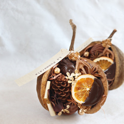 レモンとマスカットのリース ☆26cm アートフラワー La Pommeraie 通販