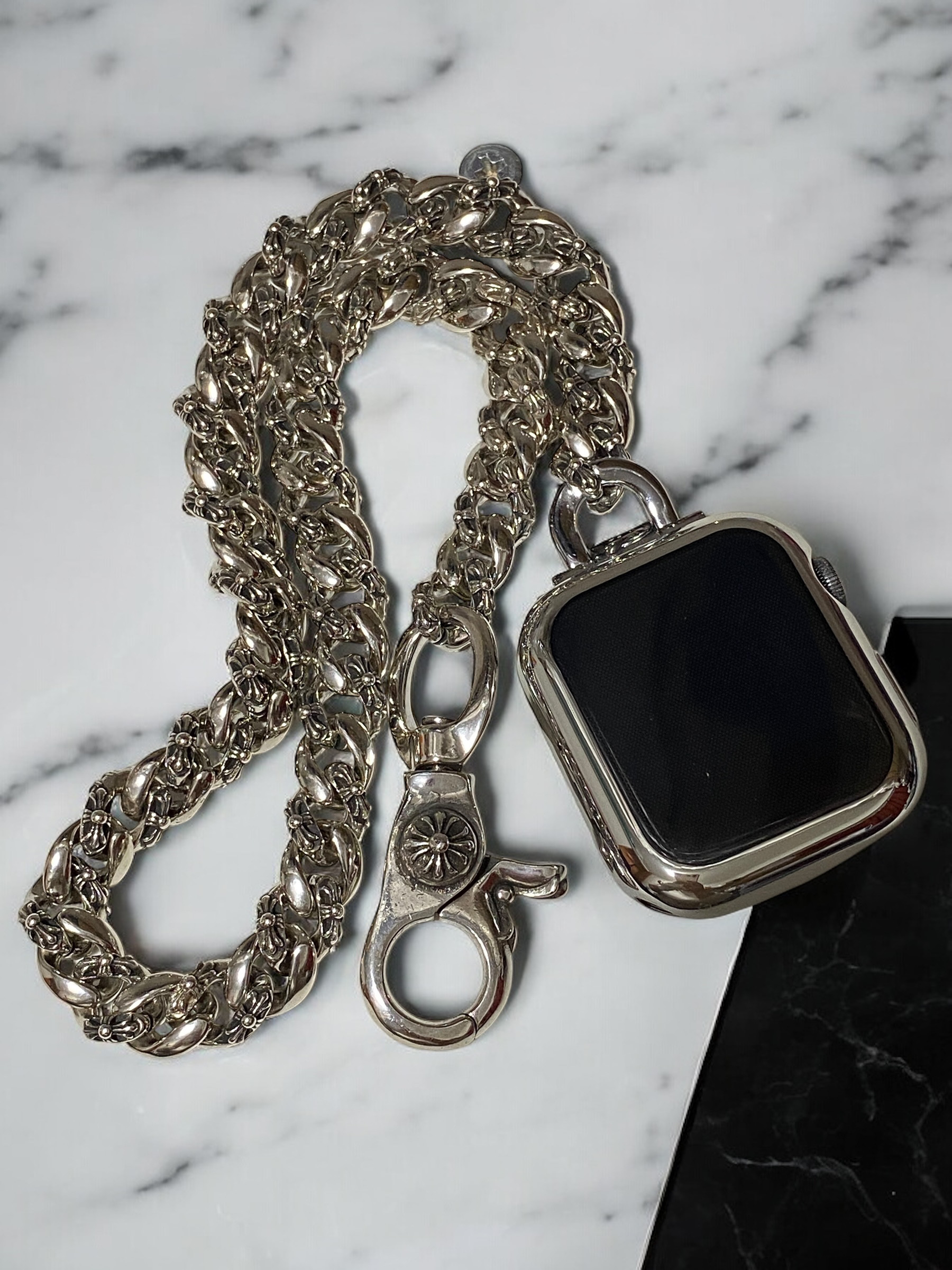 アップルウォッチカバーケースApple Watchバンドベルトウォレットチェーン