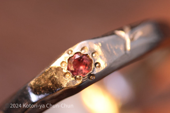 BIZOUXブラジル産アレキサンドライト指輪　15号 BIZOUXブラジル産アレキサンドライト指輪15号