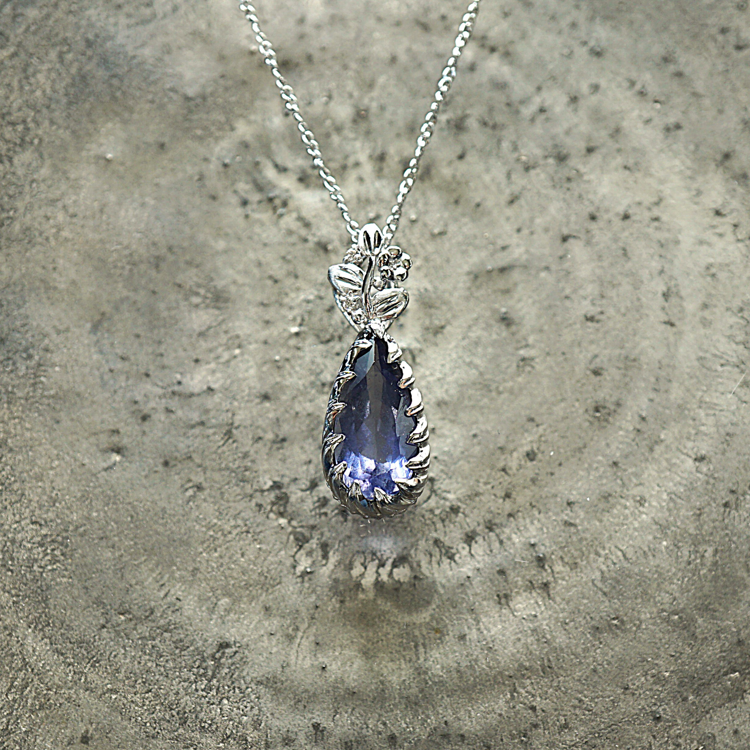 そら様 Trilliant necklace SV925／ギラライトインクォーツ