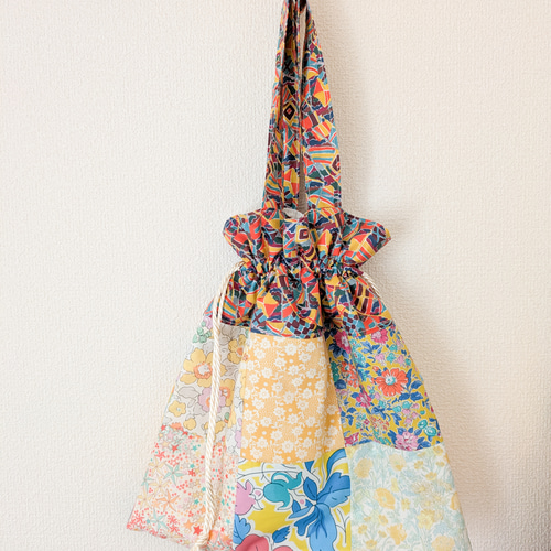 ✮614 リバティ エリジアン・スモック 3色使用 ハギレパッチワーク