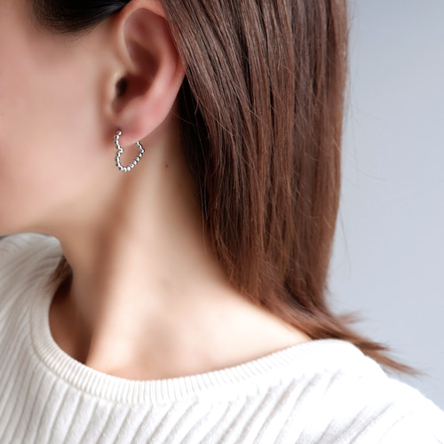 Tiffany & Co. 希少　ピアス　マラケシュ　サークル　フープ　フック TIFFANY＆Co.】ティファニー『SILVER ルーチェ ドロップ フック