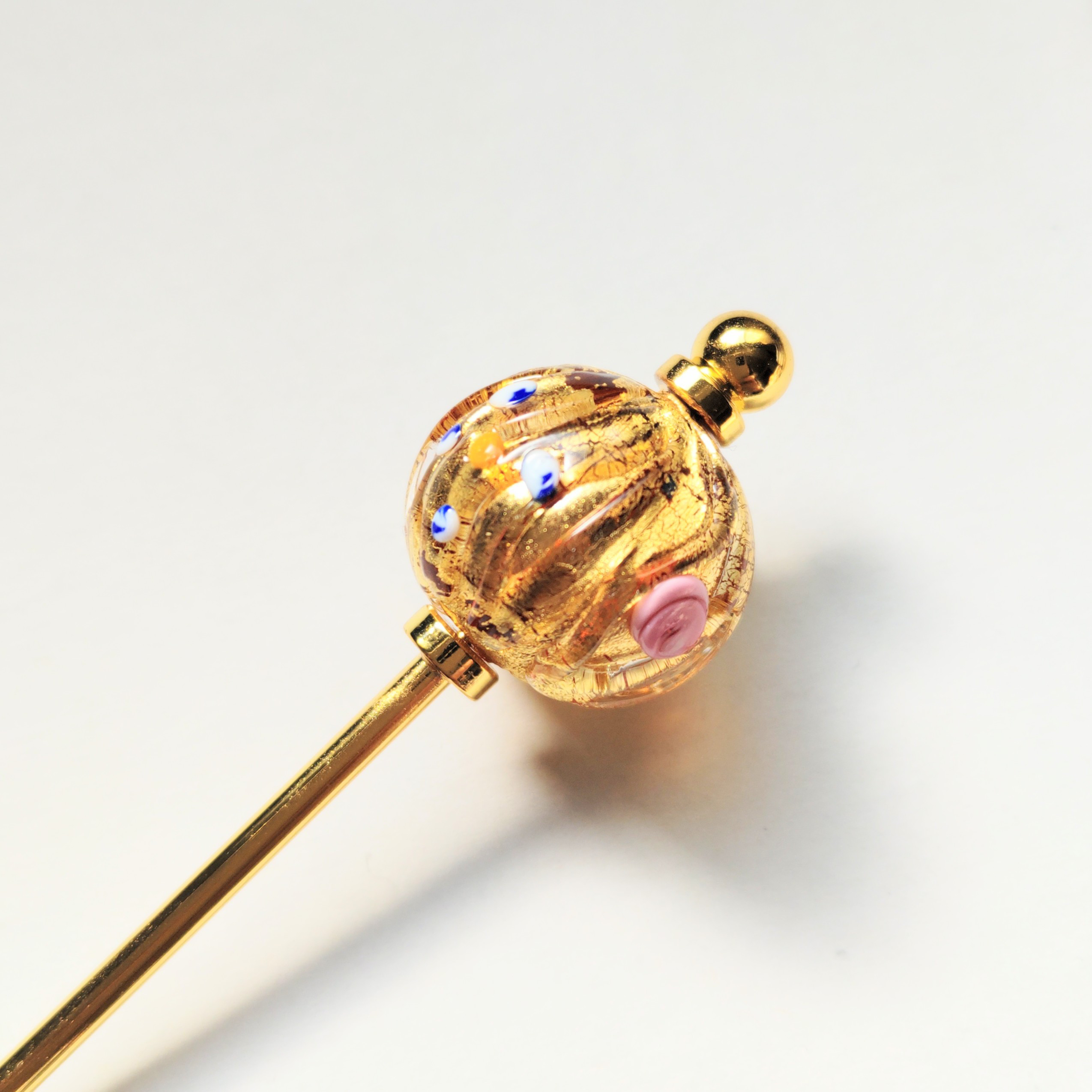 一点限定　ベネチアンガラスのかんざし 6,460円