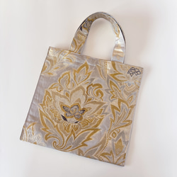 帯、着物リメイクバッグ7点 着物帯から ハンドバッグ クラッチバッグ 白い帯リメイクは 普段使いに