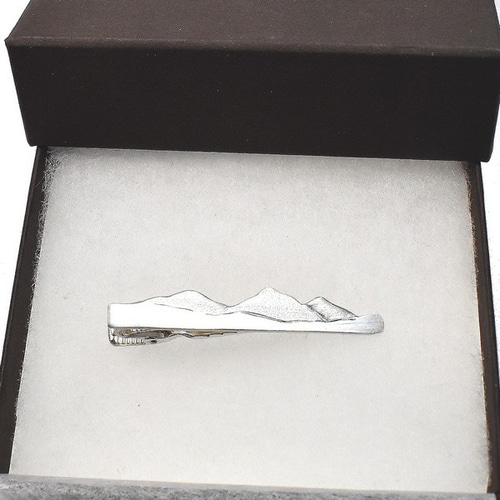 山をモチーフにしたシルバーネクタイピン タイピン・カフス 工房アンク