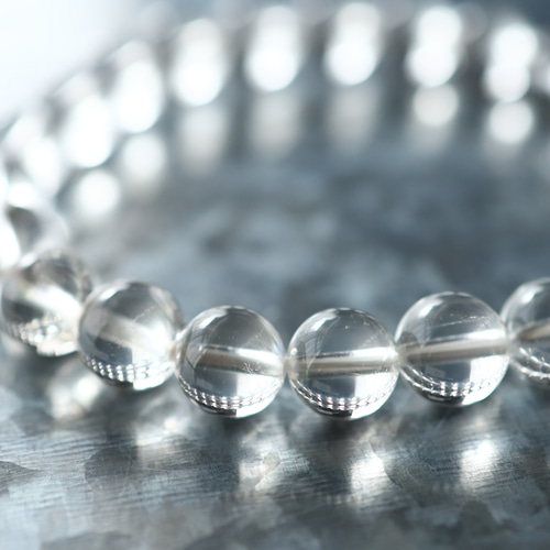 ☆スーパープレミアムブレス☆…☆レムリアンクォーツ：8ミリ＆水晶