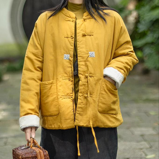 ヴィンテージ・リネンのファッション コート